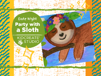 Kidcreate Studio - Newport News. Date Night - Party with a Sloth (3-9 Years)
