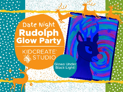 Date Night - Rudolph Glow Party Workshop (4-10 Years)