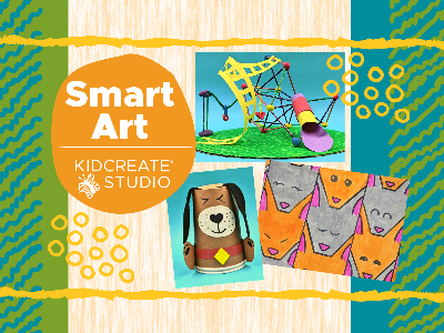 Kidcreate Studio - Mansfield. Smart Art Homeschool Weekly Class (5-12 Years)