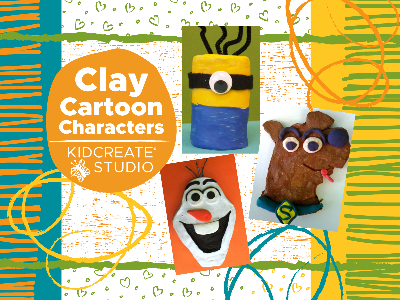 Kidcreate Studio - Oak Park. Clay Cartoon Characters Mini-Camp (5-12 Years)