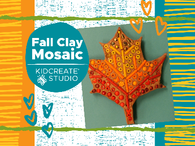 Kidcreate Studio - Eden Prairie. Fall Clay Mosaic Workshop (4-9 Years)