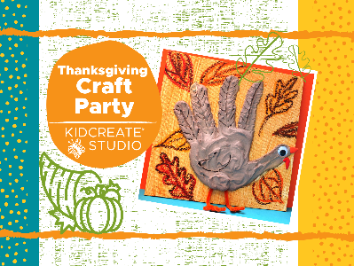 Kidcreate Studio - San Antonio. Thanksgiving Craft Party - Plaster Turkey (5-12 Years)